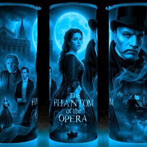 Glow in the Dark The Phantom of the Opera -  Emmy Rossum Cup Mug Tumbler 20oz